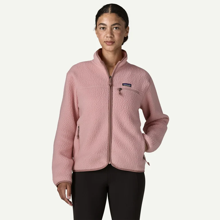 Women's Retro Pile Fleece Jacket outdoorsy capsule wardrobe