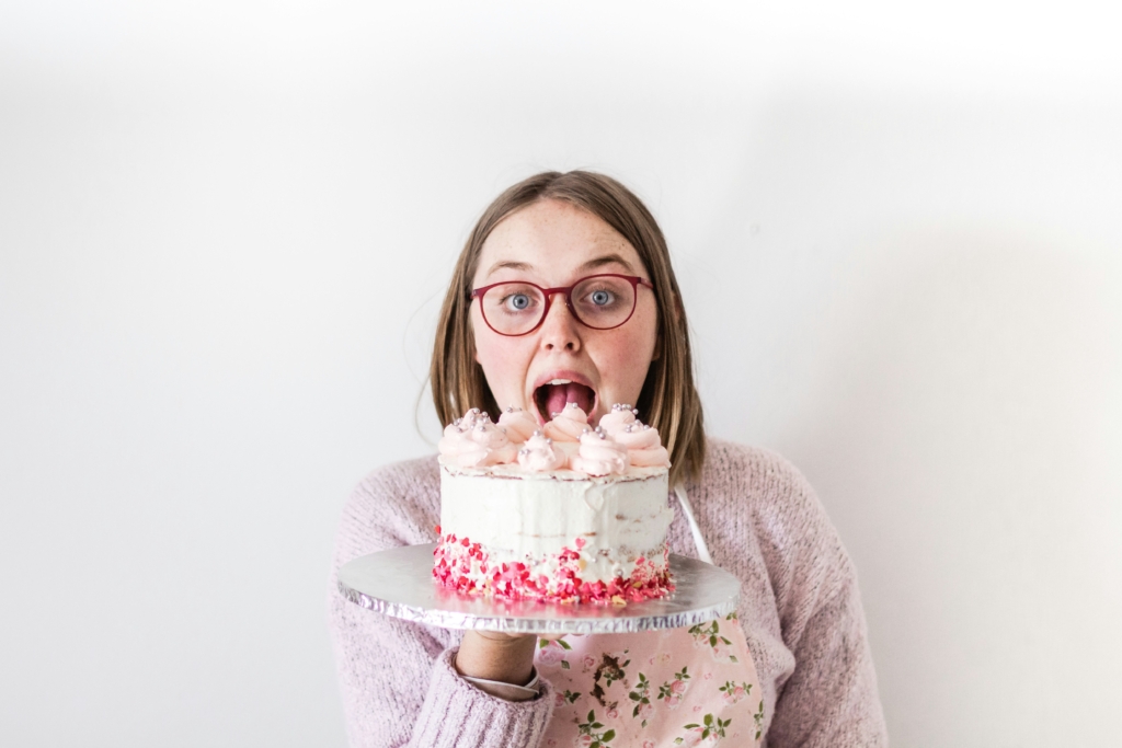 woman with a birthday cake birthday gifts for teen girls