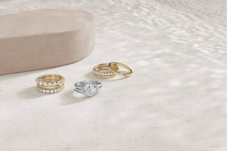 Bridal Stacks - stackable birthstone rings