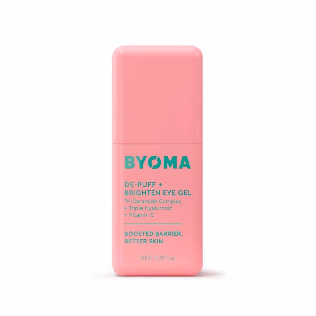 BYOMA De-Puff and Brightening Eye Gel best drugstore eye cream for dark circles