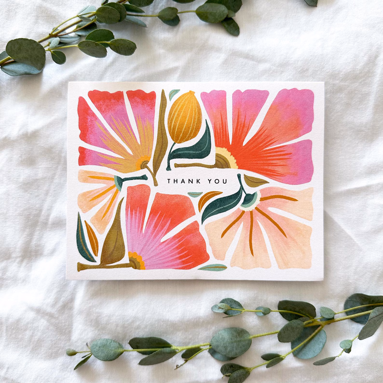 Botanical Thank You Cards: thank you card wording ideas