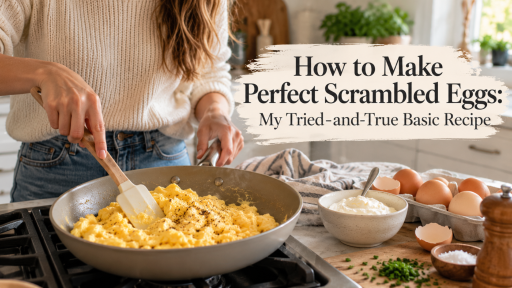 how to make perfect scrambled eggs