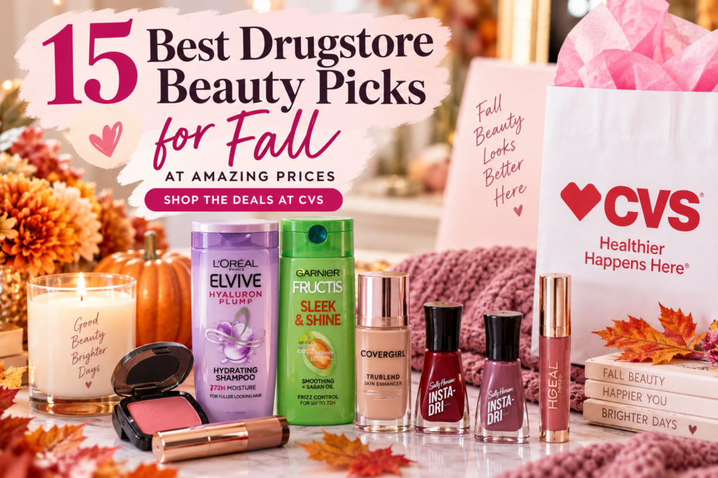 best drugstore beauty picks for fall