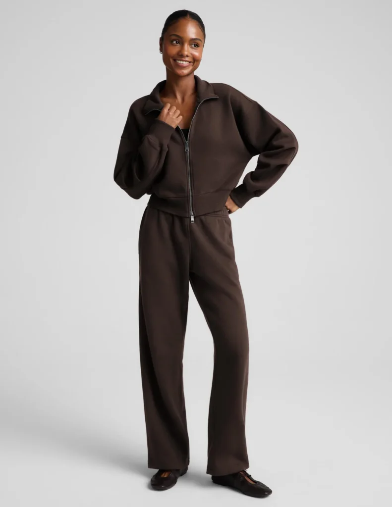 Heavyweight LuxeFleece 2.0™ Double Zip Jacketsoccer mom outfits 