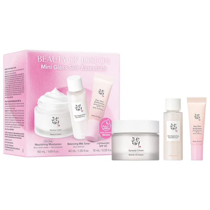 Mini Korean Glass Skin Essentials Gift Set affordable korean beauty