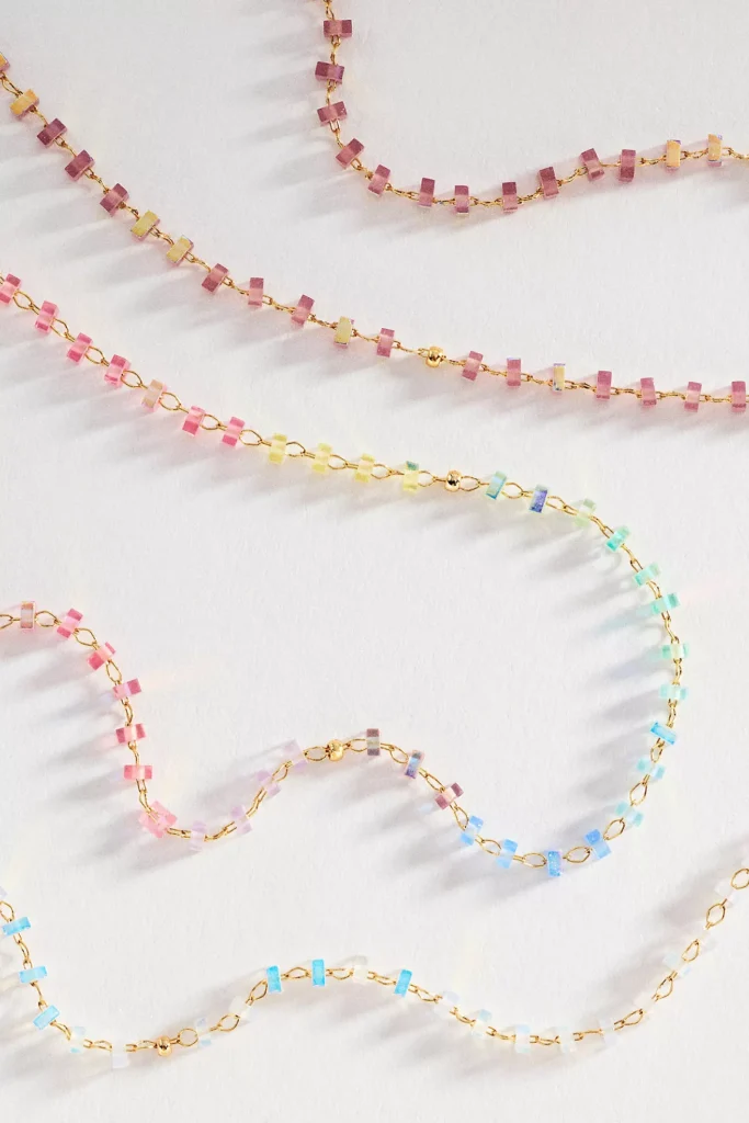 Multi-Color Delicate Beaded Necklace how to pick signature jewelry