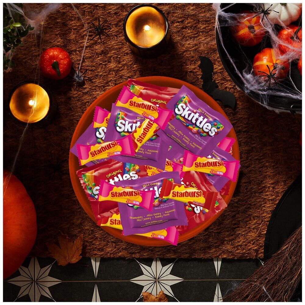 Skittles & Starburst, Halloween Candy Variety Bag