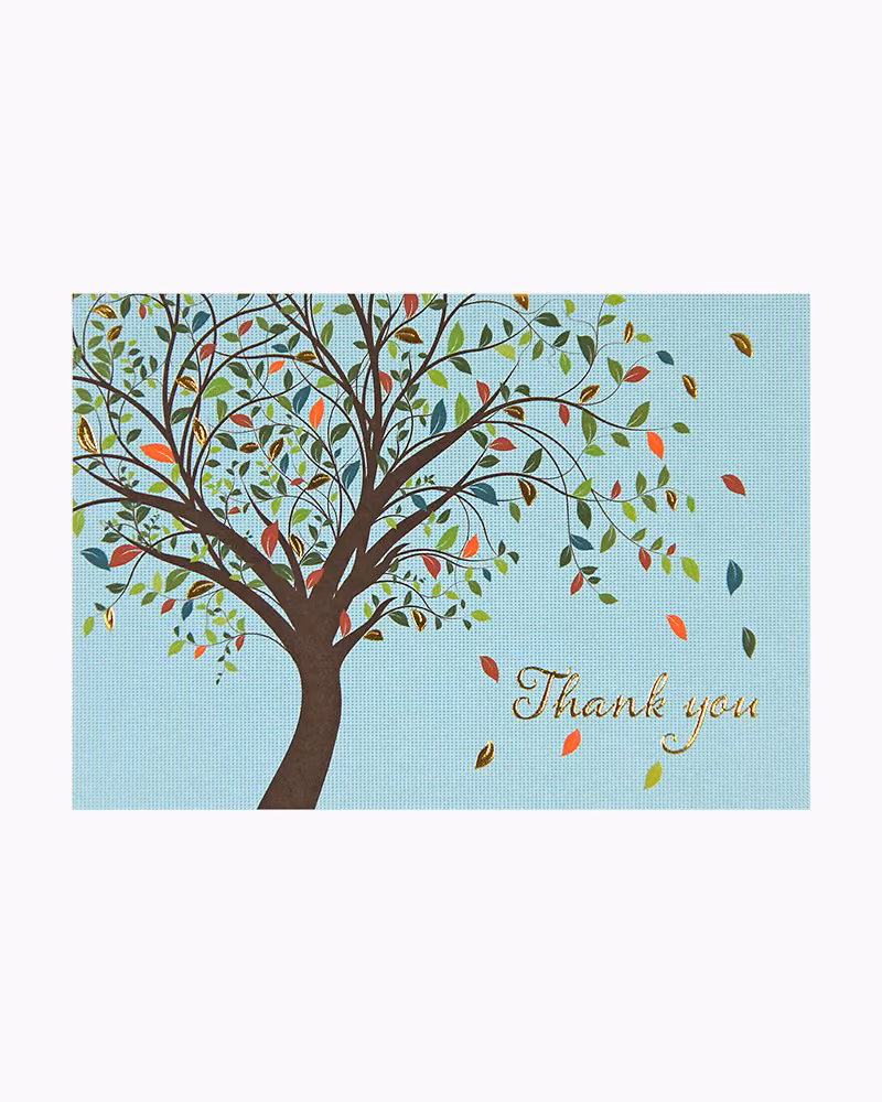 Tree of Life Boxed Thank You Note Cards thank you card wording ideas