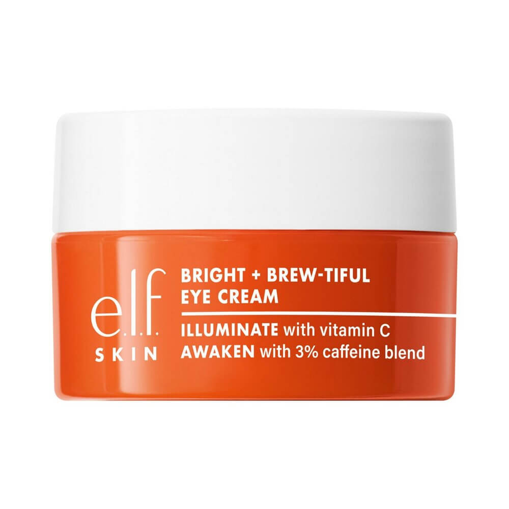 e.l.f. Bright + Brew-tiful Eye Cream best drugstore eye cream for dark circles