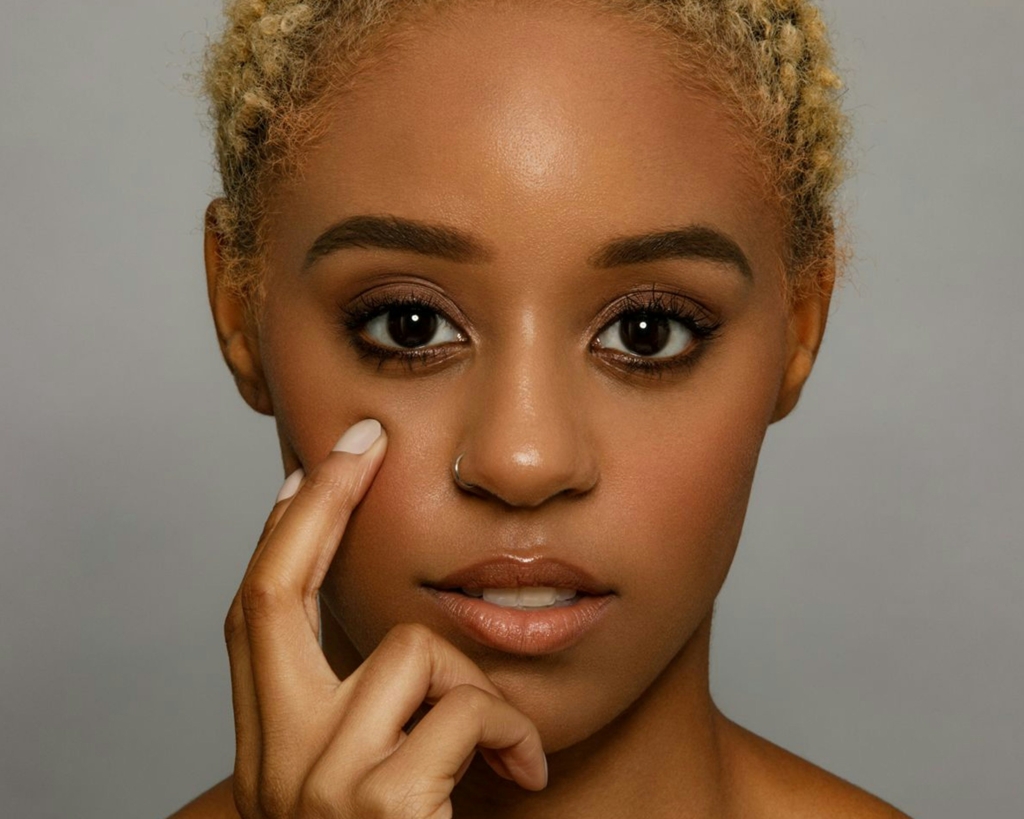 woman with perfect skin fall beauty trends 2025