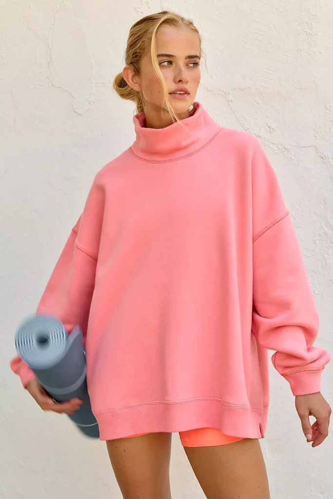 A Cut Above Mock Neck Pullover Sweatshirt best holiday gifts for women