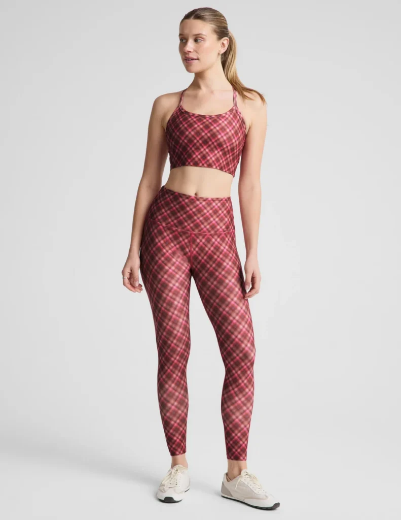 Autumn Argyle SoftMark High Waisted Midi Legging