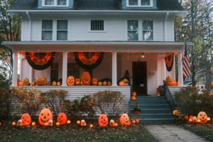 halloween front porch decor
