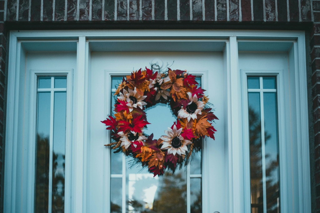 fall wreath outdoor decor halloween home decor ideas