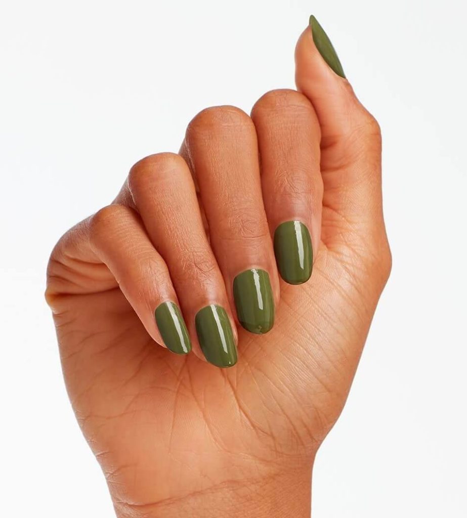 Olive for Green - Idea for fall nails