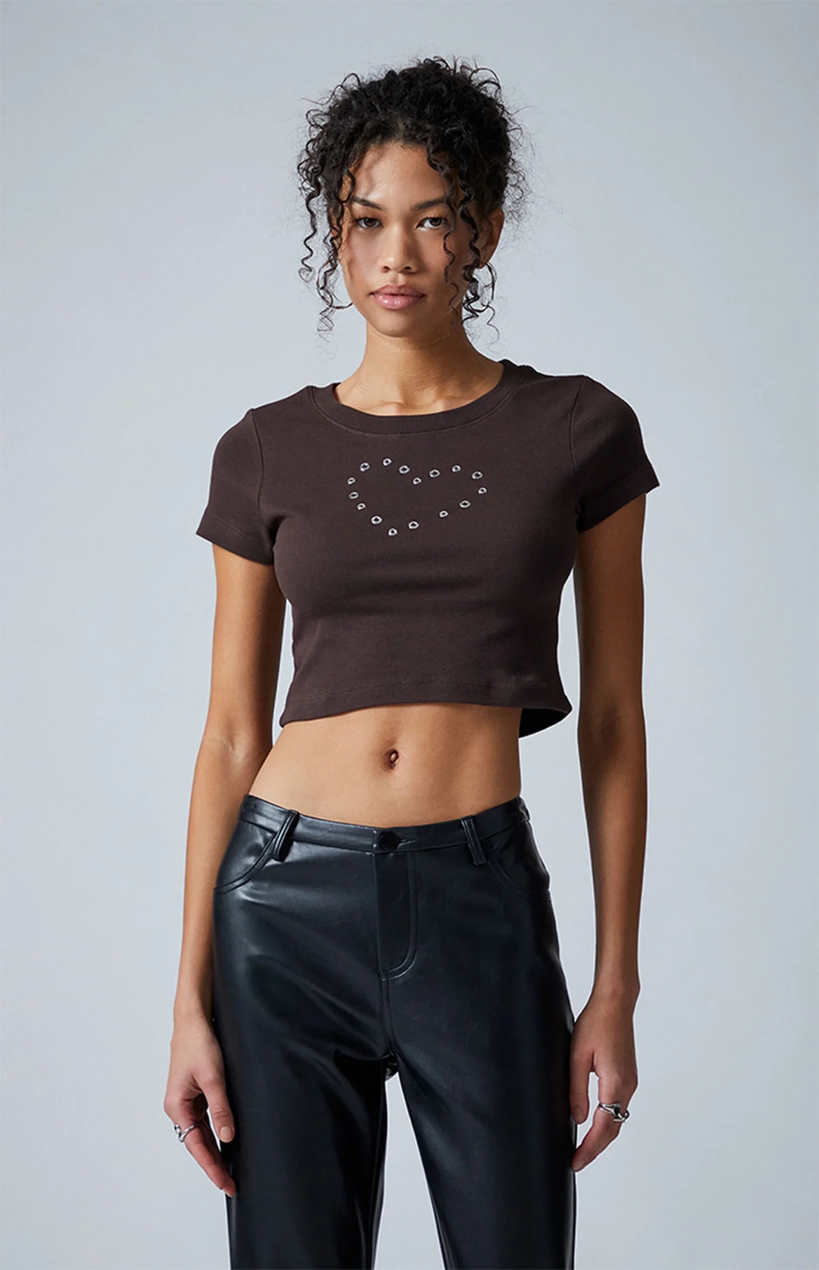 biggest fashion trends Third Charm Heart Grommet Baby T-Shirt