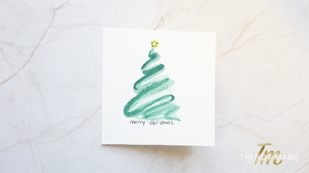 tarjeta de navidad casera