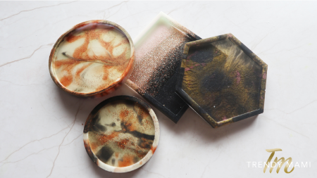 epoxy resin coasters