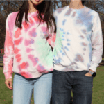 matching tie dye sweatshirt