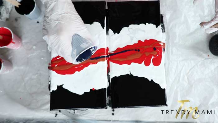 Acrylic Pour Painting Tutorial - VIDEO included! - Trendy Mami