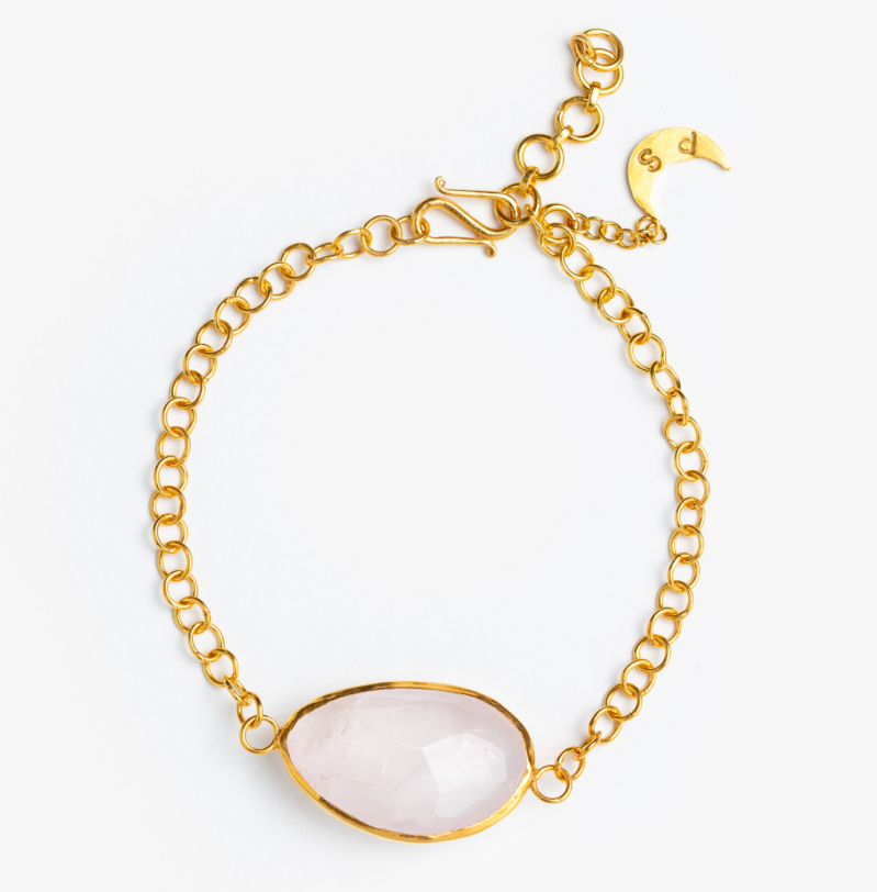 Johnny Was' collection with Pippa Small - Lailuma Rose Quartz Bracelet