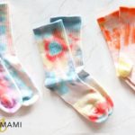 How to tie dye socks