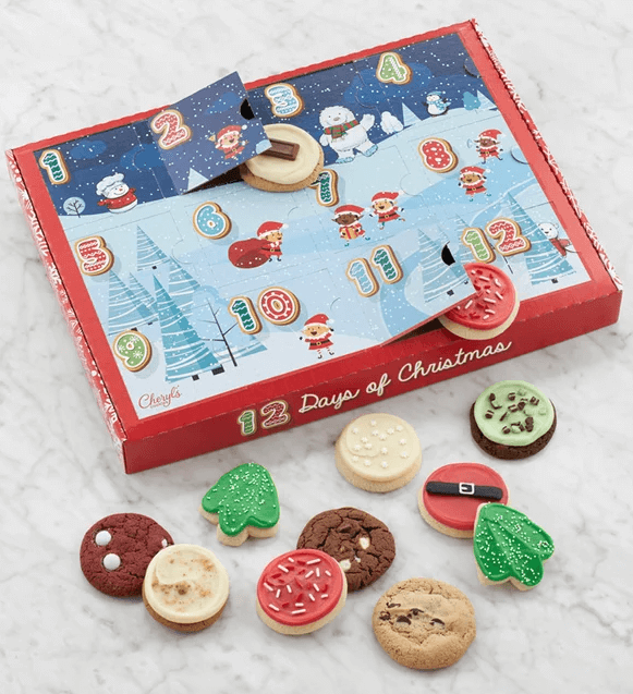 advent calendar cookies