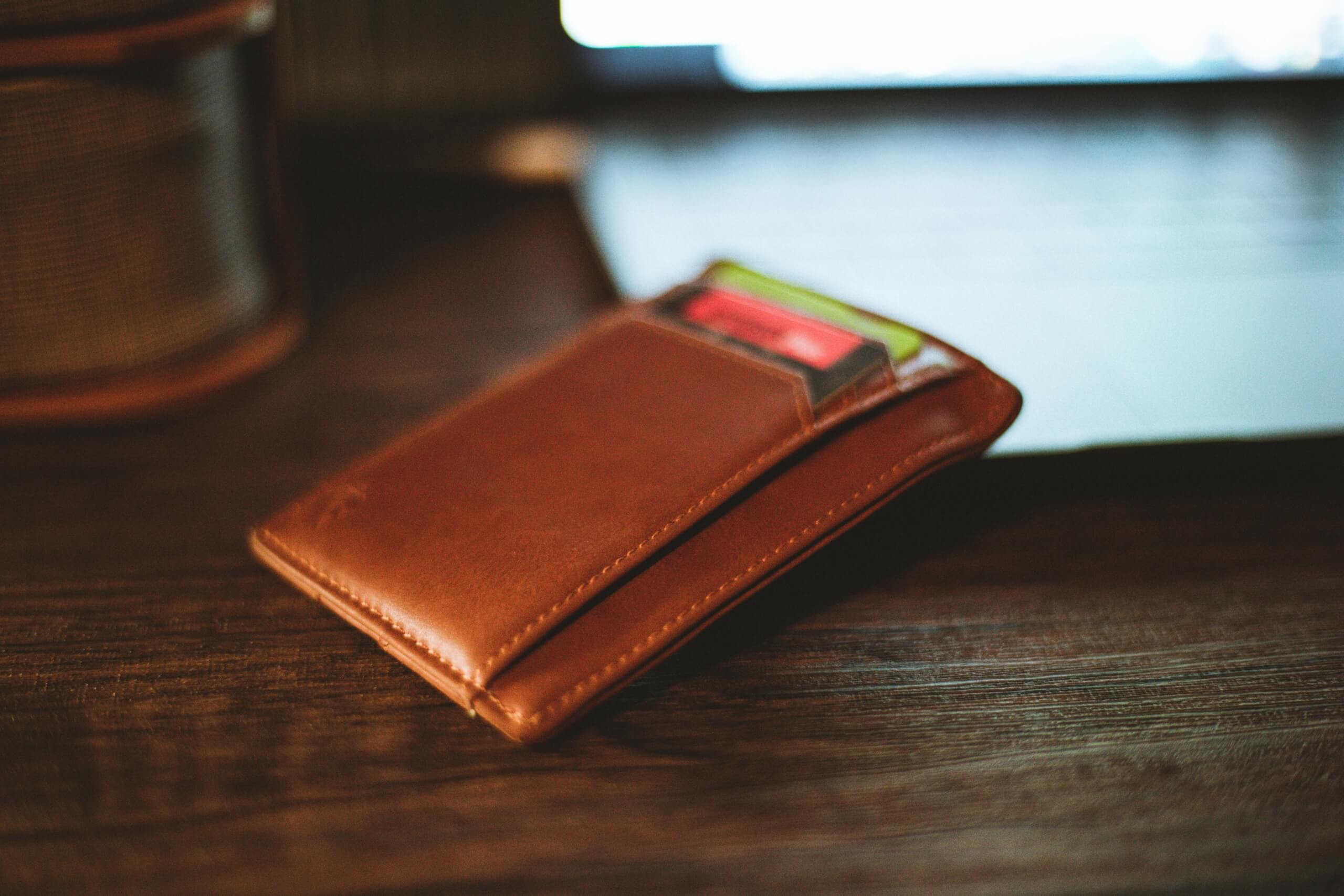 wallet with cash