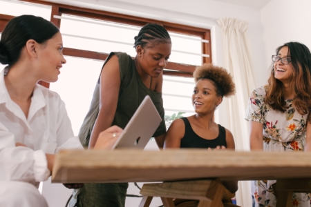 Women at the Meeting - How to hire employees for startup