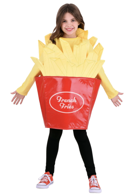 Fast Food Fries Costume for Kid's - mom and daughter Halloween costumes