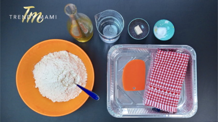 Focaccia Bread Art Dough Ingredients