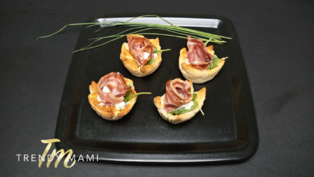 Flower Vol Au Vents - holiday food