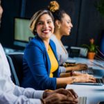 Woman in Blue Suit Jacket - how to get interns