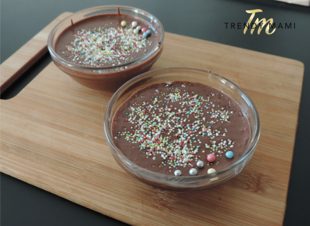 chocolate mousse - easter dinner menu ideas