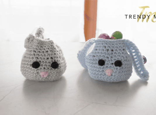 DIY easter bunny baskets featured image