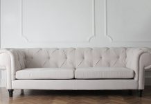Photo Of White Couch On Wooden Floor - white modern couch