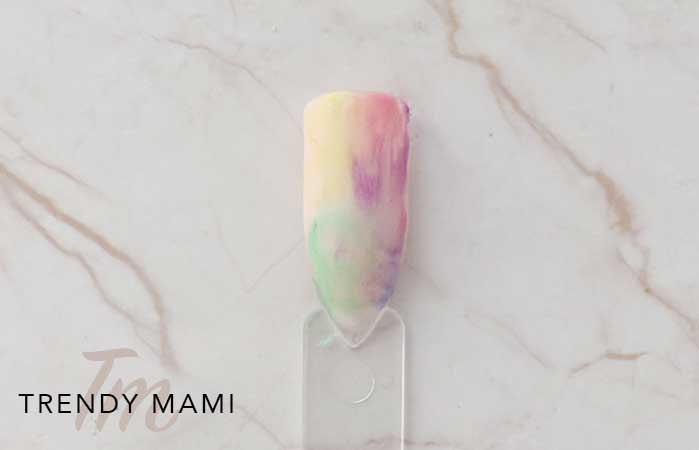 Graduation Nail Styles - Tie Dye