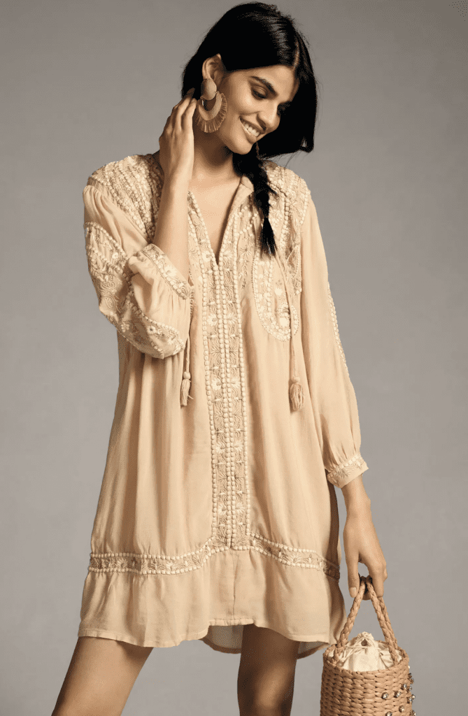 By Anthropologie Deco Tunic Dress