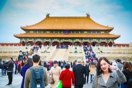 Tourists at Forbidden City - summer vacation packages