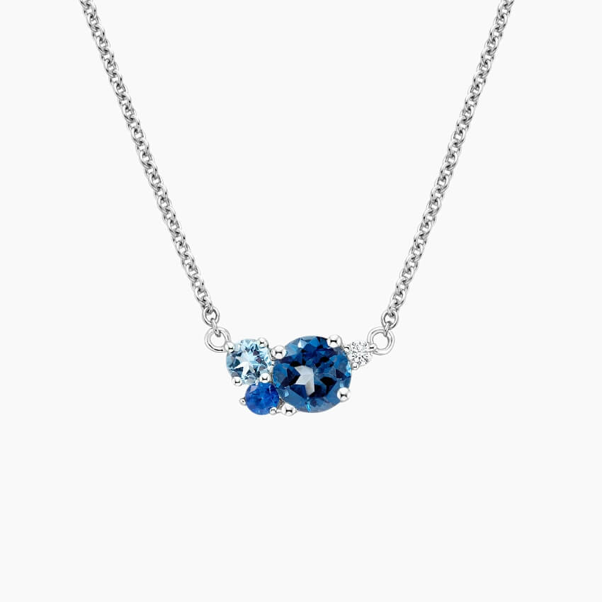 mother's day jewelry gifts hydrangea necklace 
