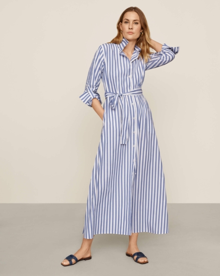 quiet luxury spring outfits - shirt dress