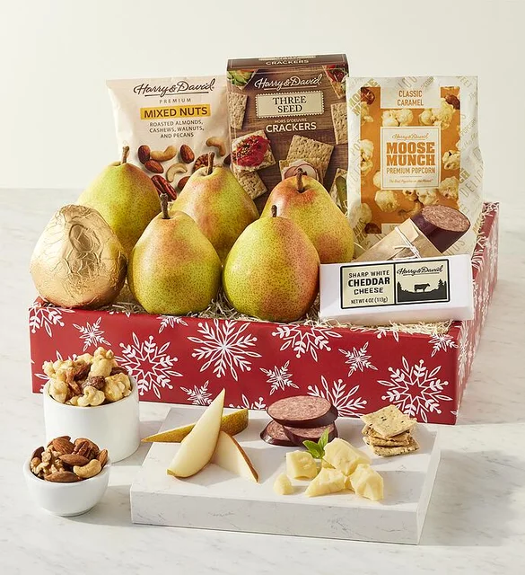 Holiday Harry’s Gift Box Christmas Gourmet Gift Baskets