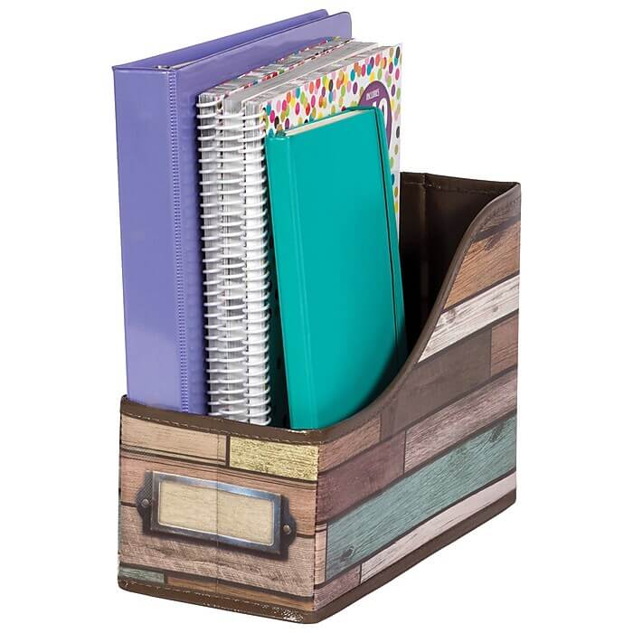back to school supplies - book bin