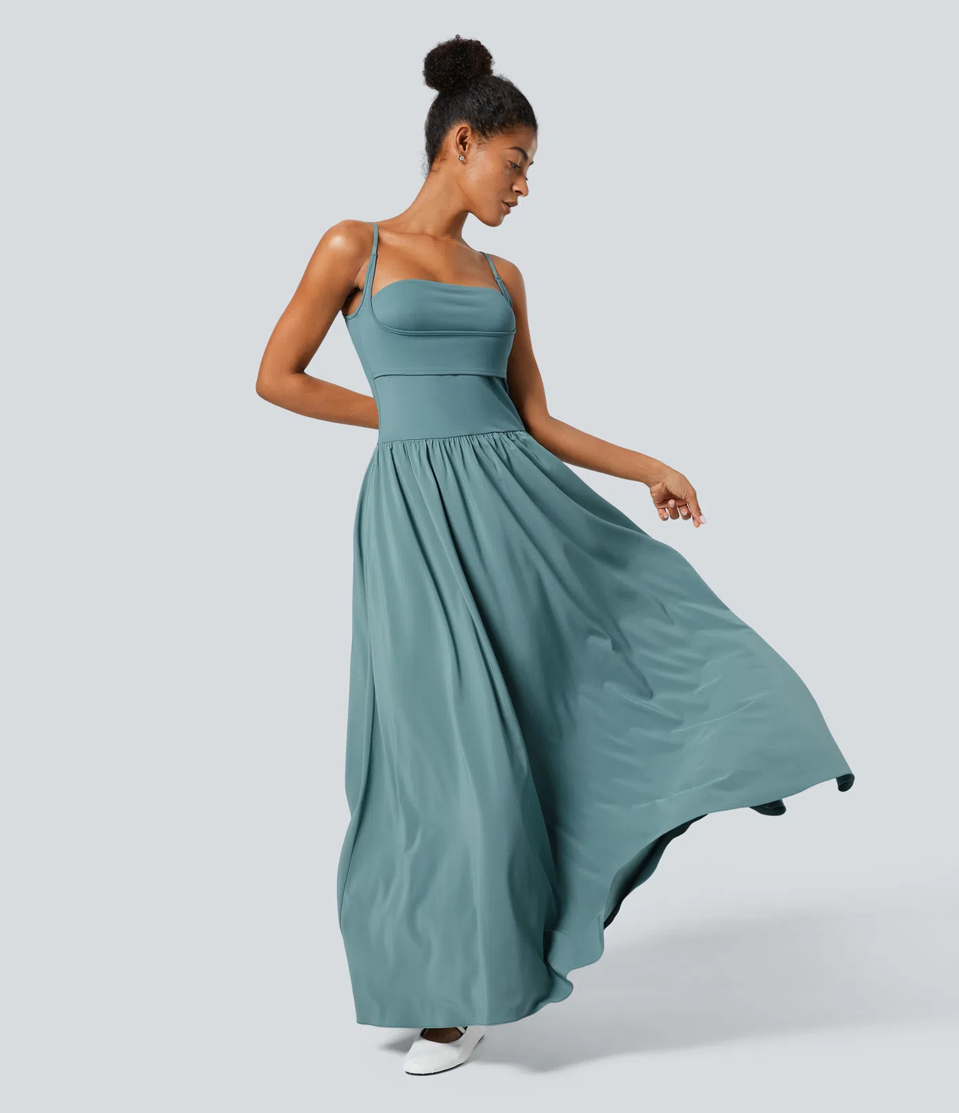 Elevated Athleisure Outfits - active maxi dress