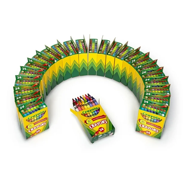 back to school supplies - crayons