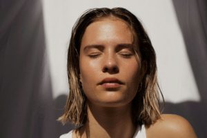 skin mapping - lady with freckles