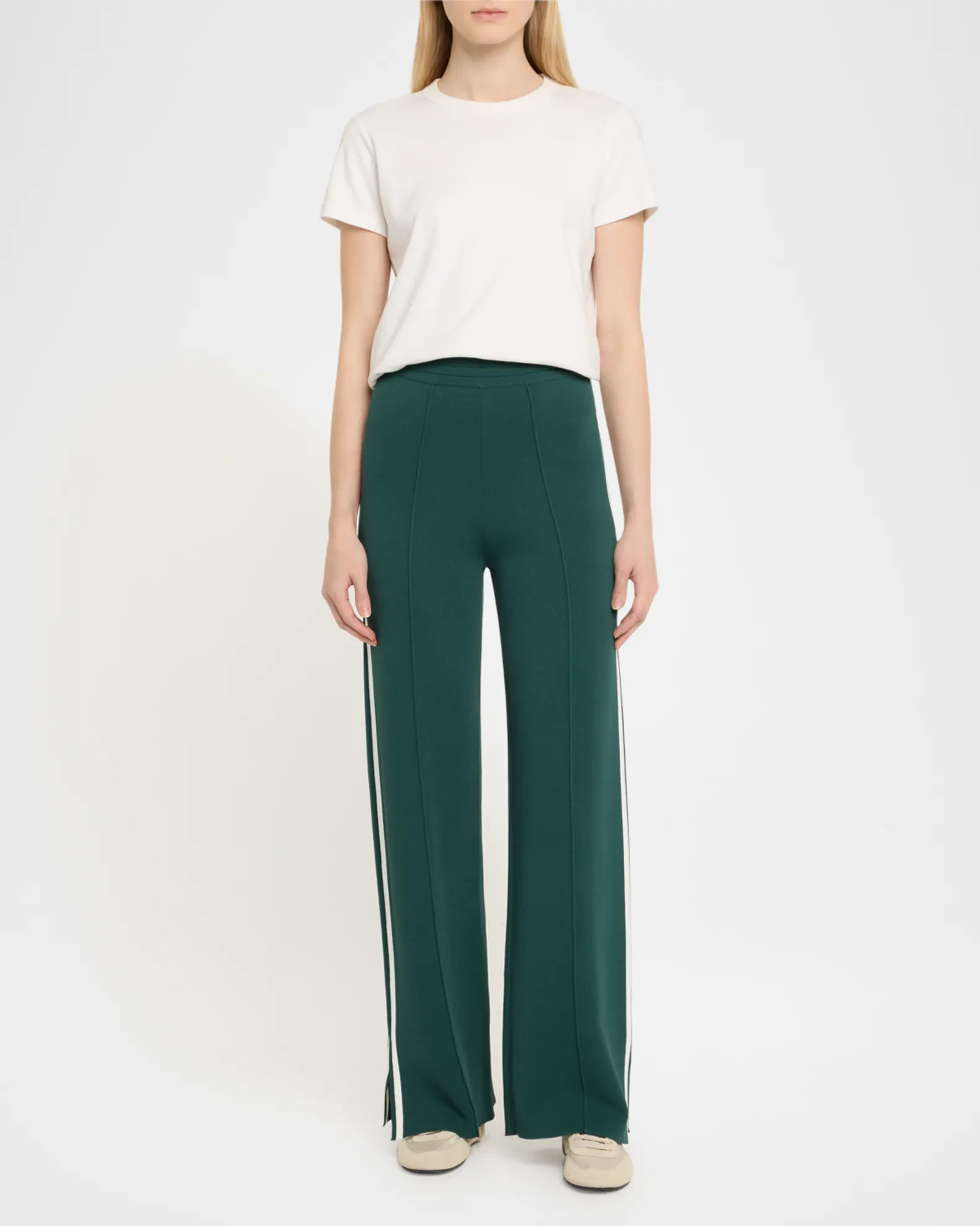 Elevated Athleisure Outfits - green pants