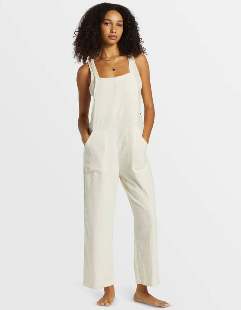 white jumpsuit - travel apparel