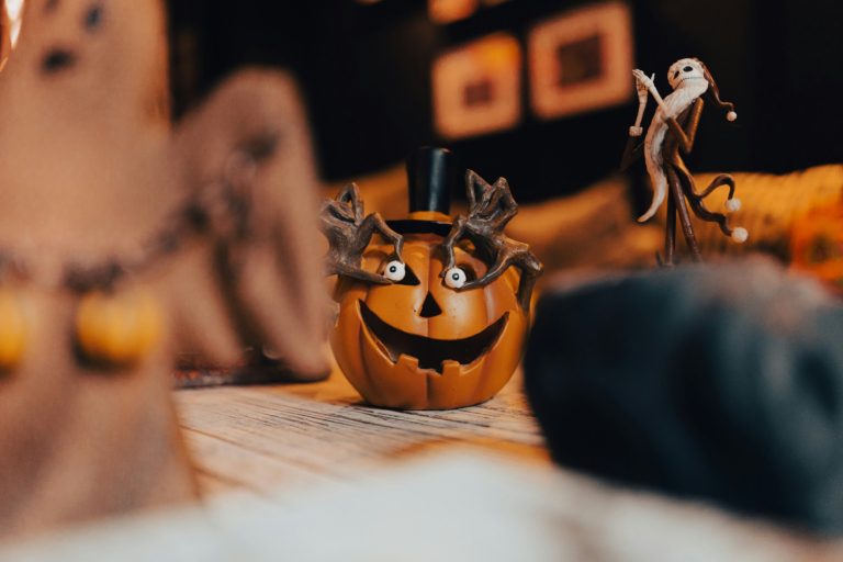 halloween hosting guide jack o lantern on table