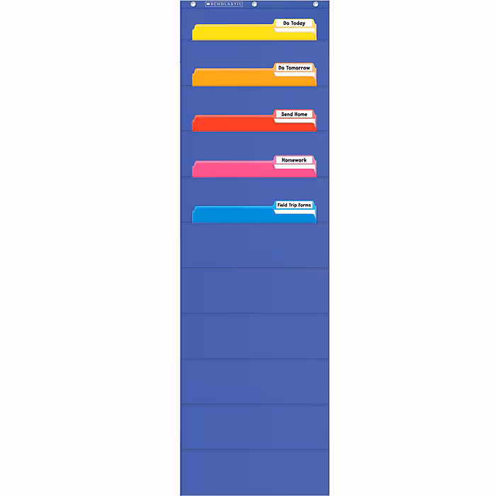pocket charts - back to school supplies